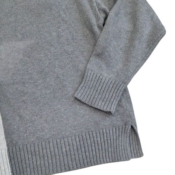 MARINE LAYER Gisel Oversize Contrast Panel Merino Blend Sweater M - Picture 3 of 5